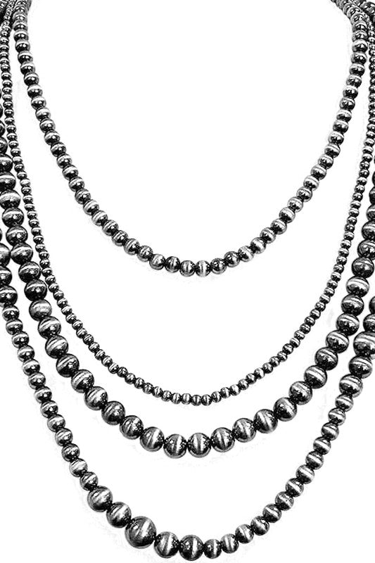 Western Pearl Bead Necklace