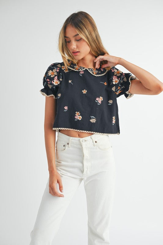 Lyla Embroidered Top