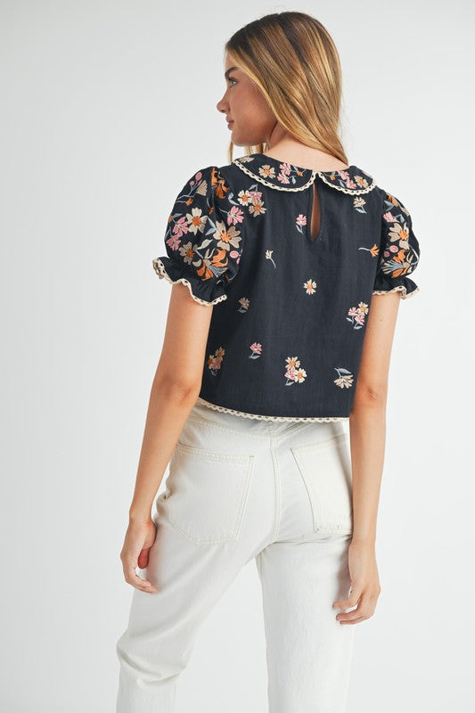 Lyla Embroidered Top