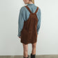 Bella Corduroy Overall Dress