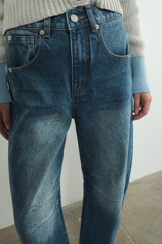 Ashlyn Denim Barrel Pants