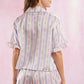 Sammi Stripe and Floral PJ Set