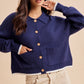 BEAGLE KNITTED CARDIGAN: DUSTED OLIVE / M