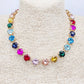 Multi Color Crystal 16"-18" Necklace