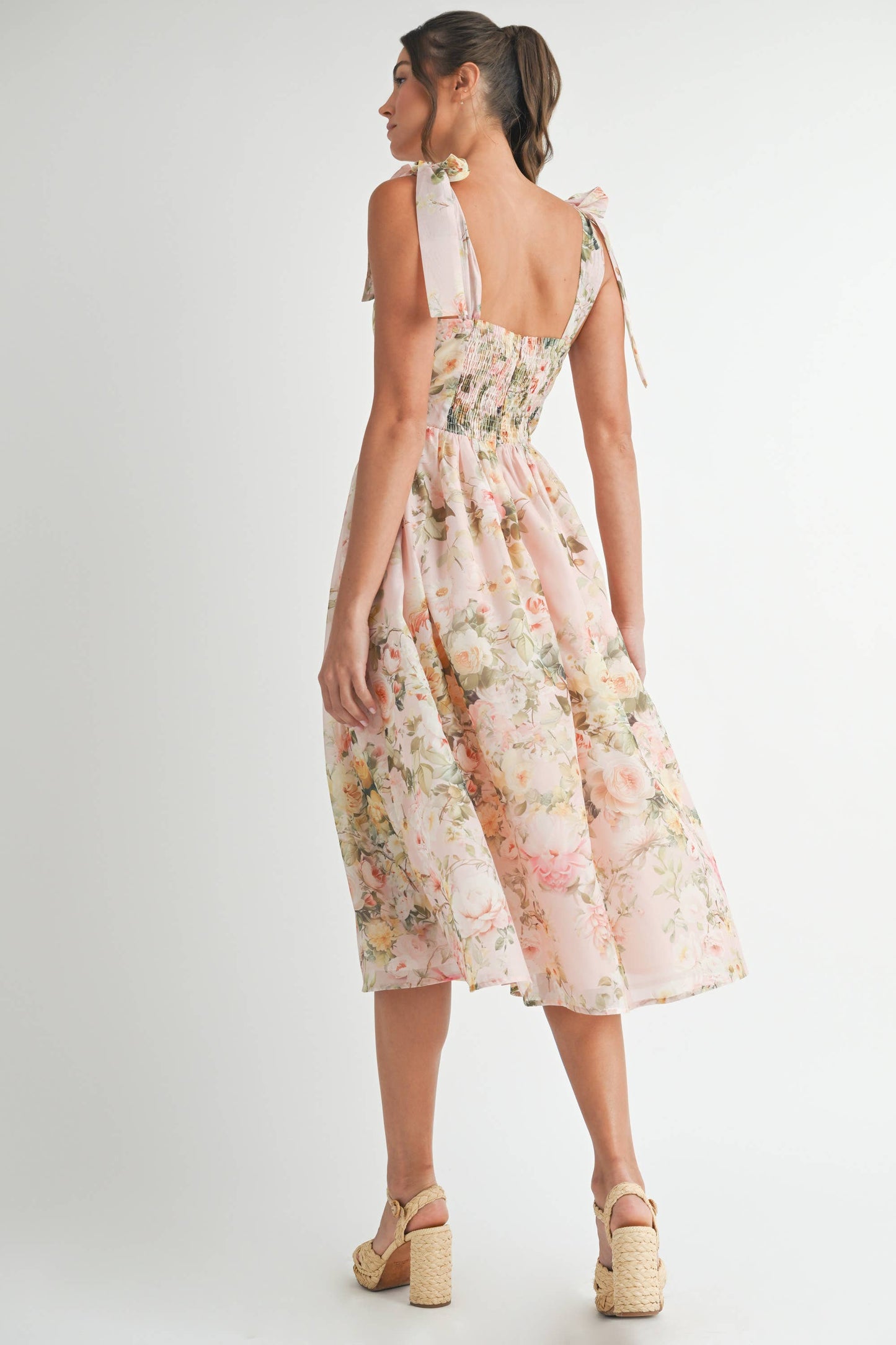 Mila Floral Printed Midi Dress