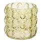 5" Sage Retro Bubble Glass Vase