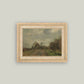 Wedeler Au Framed Antique Art: 9x7
