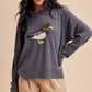 MALLARD DUCK KNITTED SWEATER: DARK FLAX / L