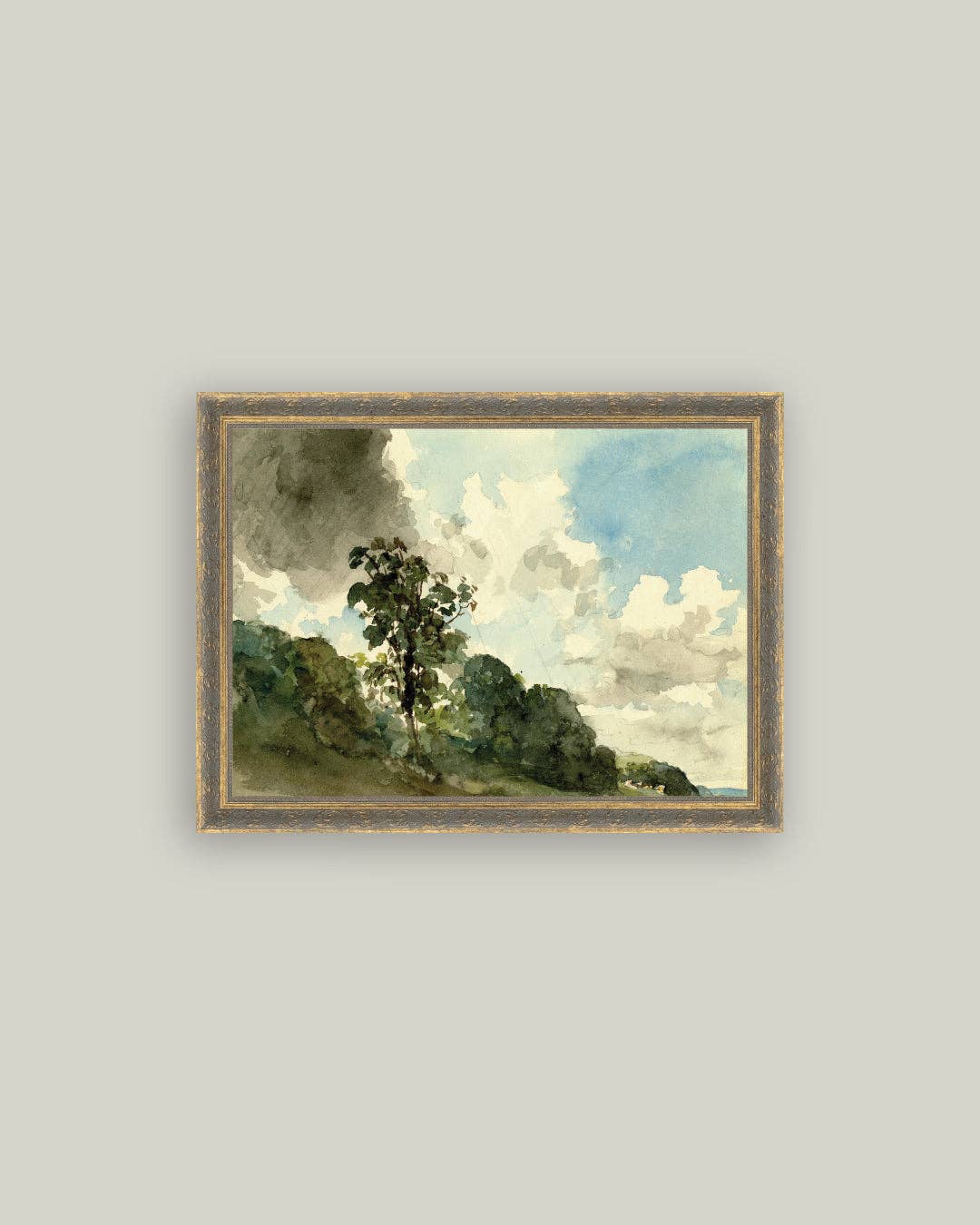 Hampstead Framed Antique Art: 16x12