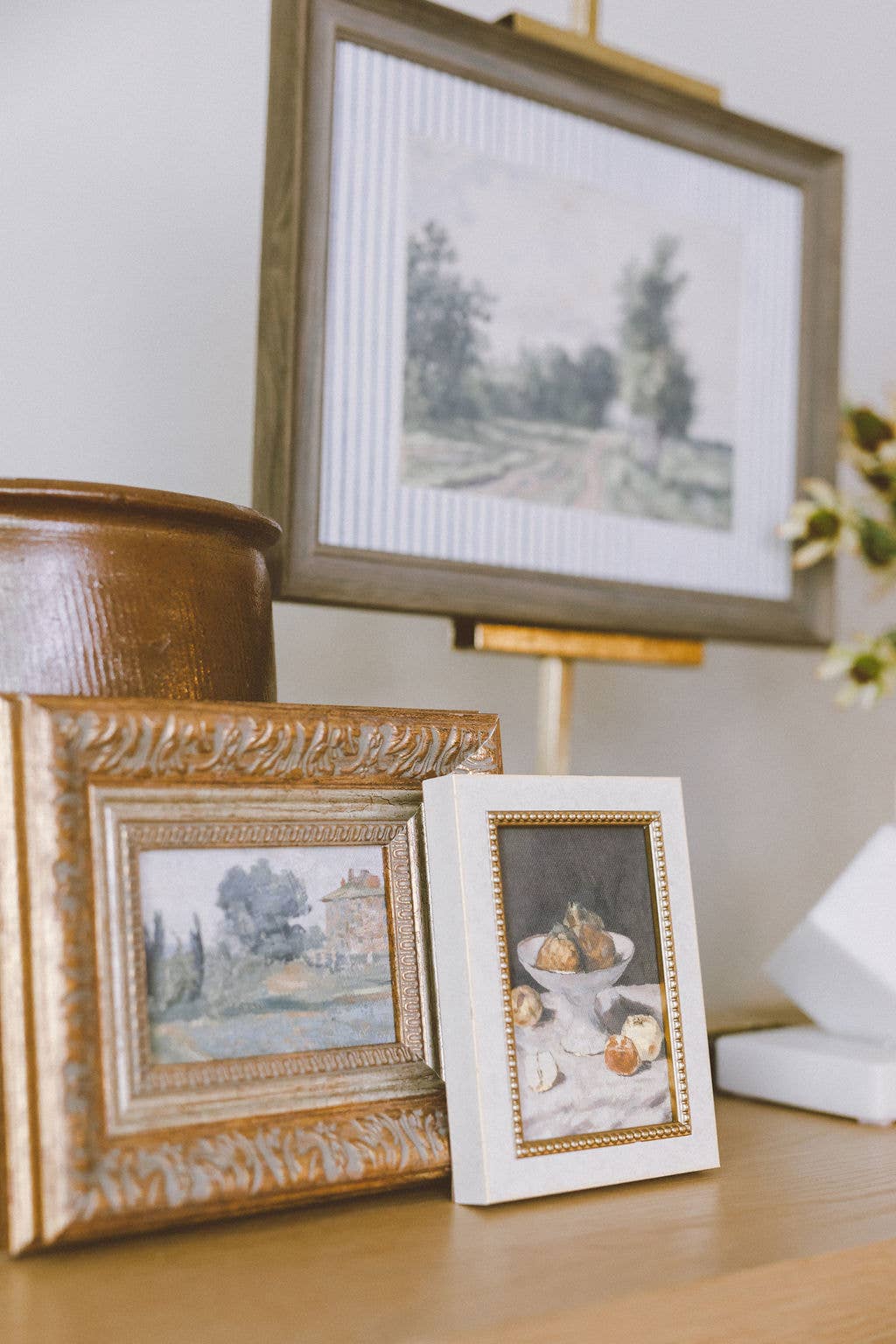 In The Hills Framed Antique Art: 32x18