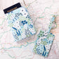 Waterfall Floral Luggage Tag