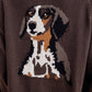 BEAGLE KNITTED CARDIGAN: DUSTED OLIVE / S