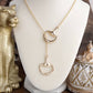 Rider’s Link – Adjustable Horse Bit Lariat Necklace: Silver
