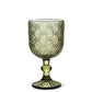Daisy Red Wine Glass-Olive-6.5"H(12oz)