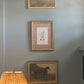Saddled Horse Framed Antique Art: 7x5