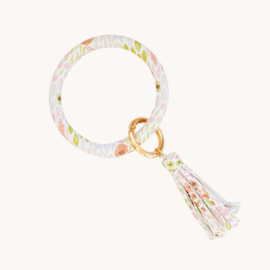 Limelight Floral Circle Wristlet Keyring