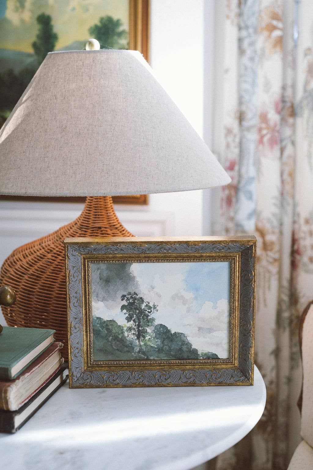 Hampstead Framed Antique Art: 16x12