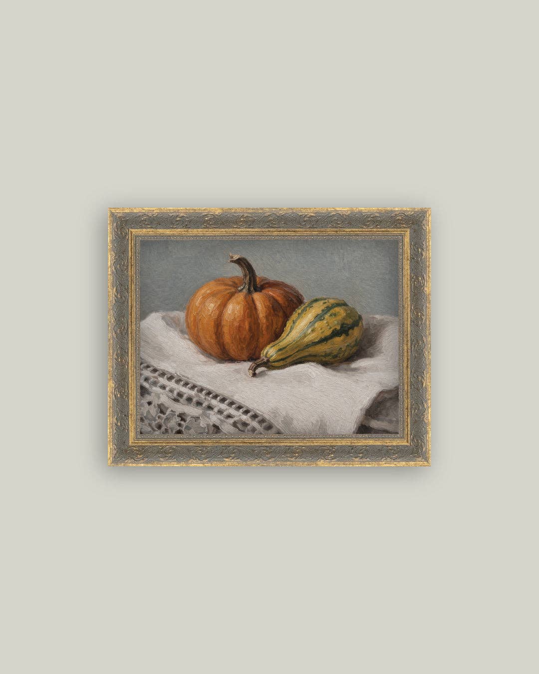Still Life Pumpkin & Squash: 10x8