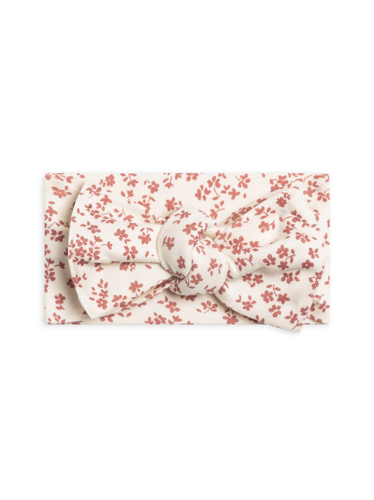 Organic Baby Hattie Knot Bow Wrap - Alma Floral