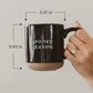 *NEW* Brown Leaves Stoneware Coffee Mug - Fall Decor & Gifts