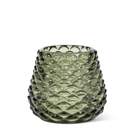 Small Pinecone Tealight: Green
