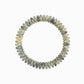 Autumn Wide Disc Marble Beaded Stretch Bracelets: Burgundy