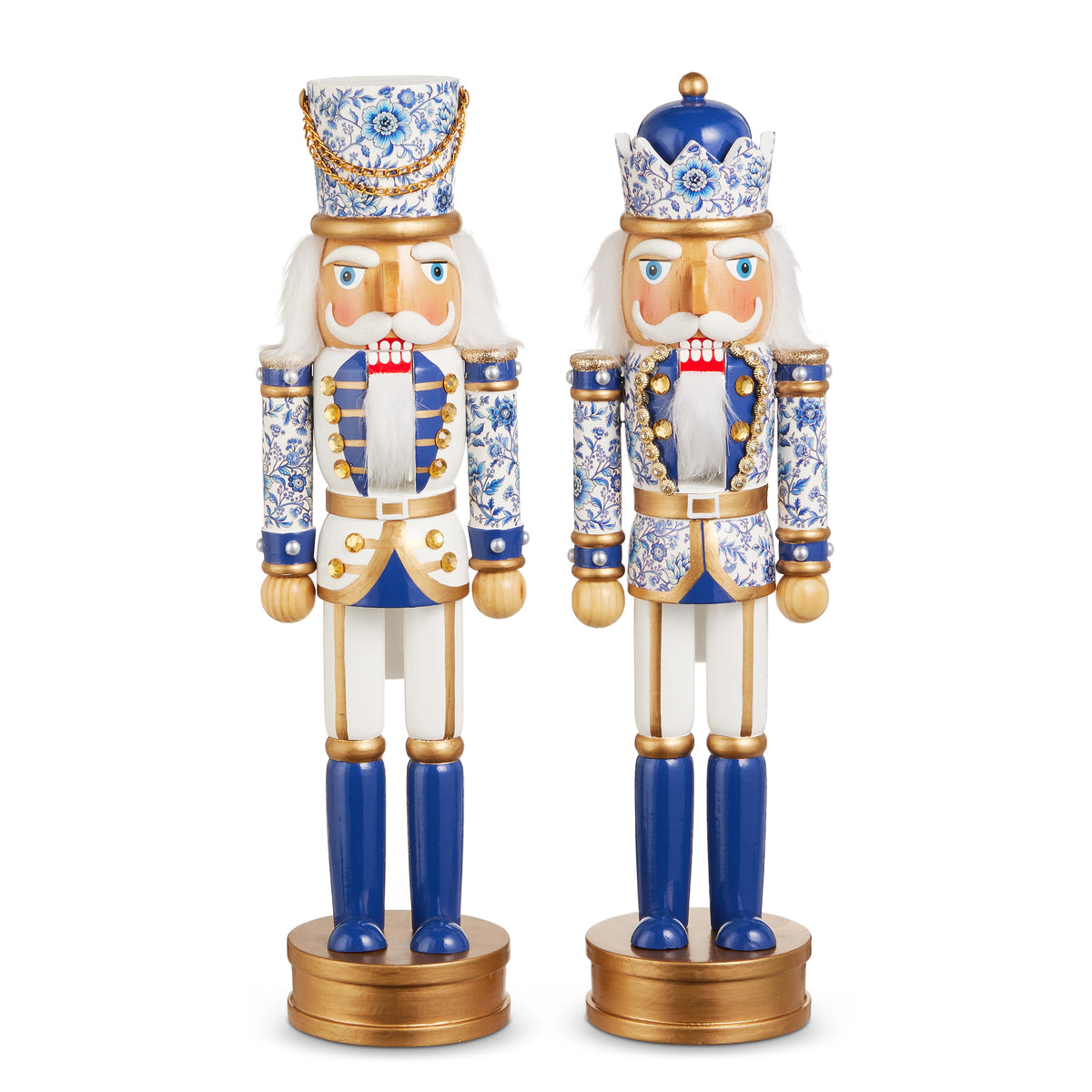 Blue Chinoiserie Nutcracker crown