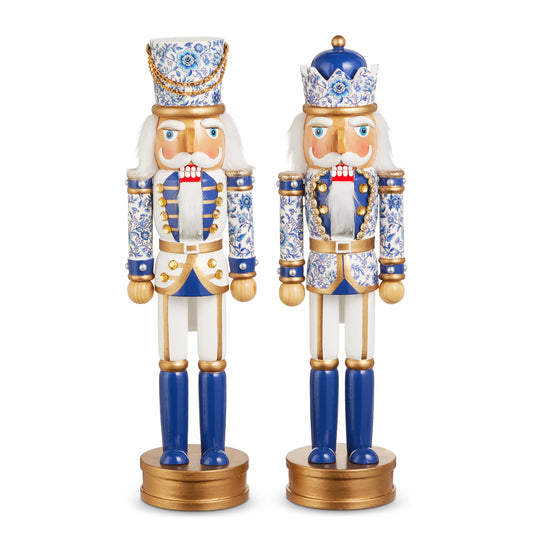 Blue Chinoiserie Nutcracker crown
