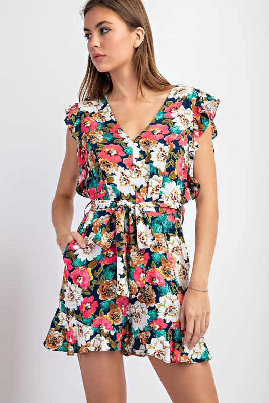 Gabby Floral Romper